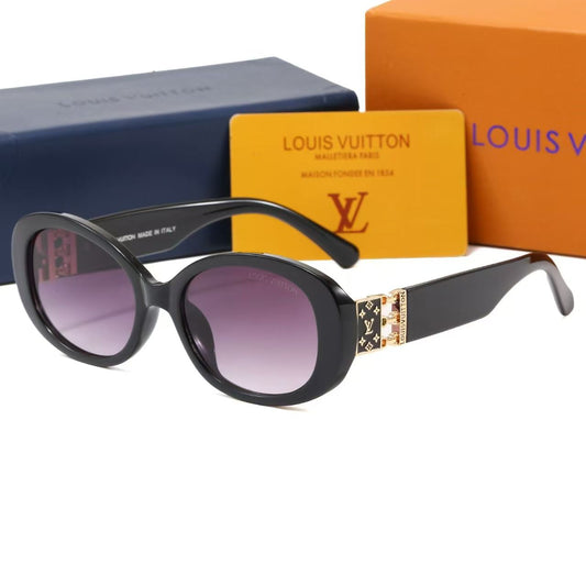 Occhiali da sole alla moda con design circolare Love Letter