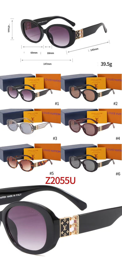 Love Letter Circle Design Fashion Sunglasses