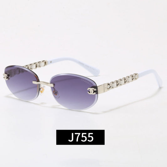 Gafas de sol coloridas de gelatina con diseño de niña CC