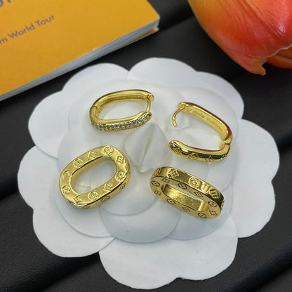 Pendientes de cadena de amor