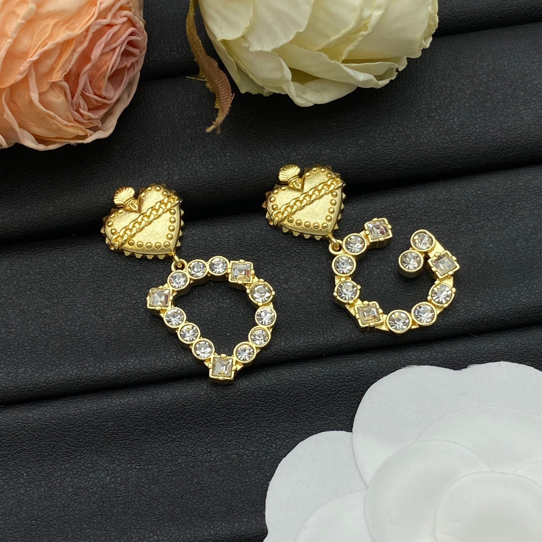 Dog Cute Letter Earrings