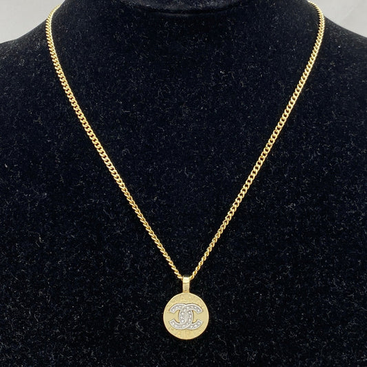 Cute Button Earring Stud & Necklace 2 Set