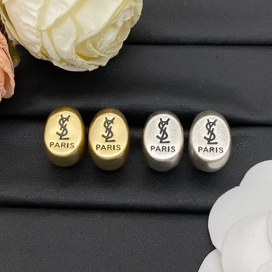 Vintage Yes Girl Design Earrings