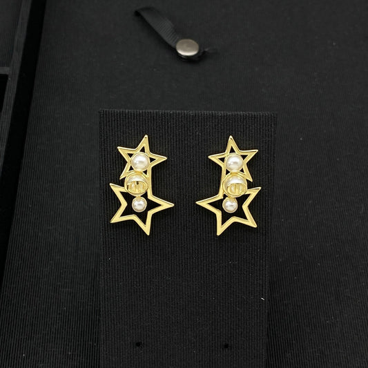 Star Girl Dove Earrings