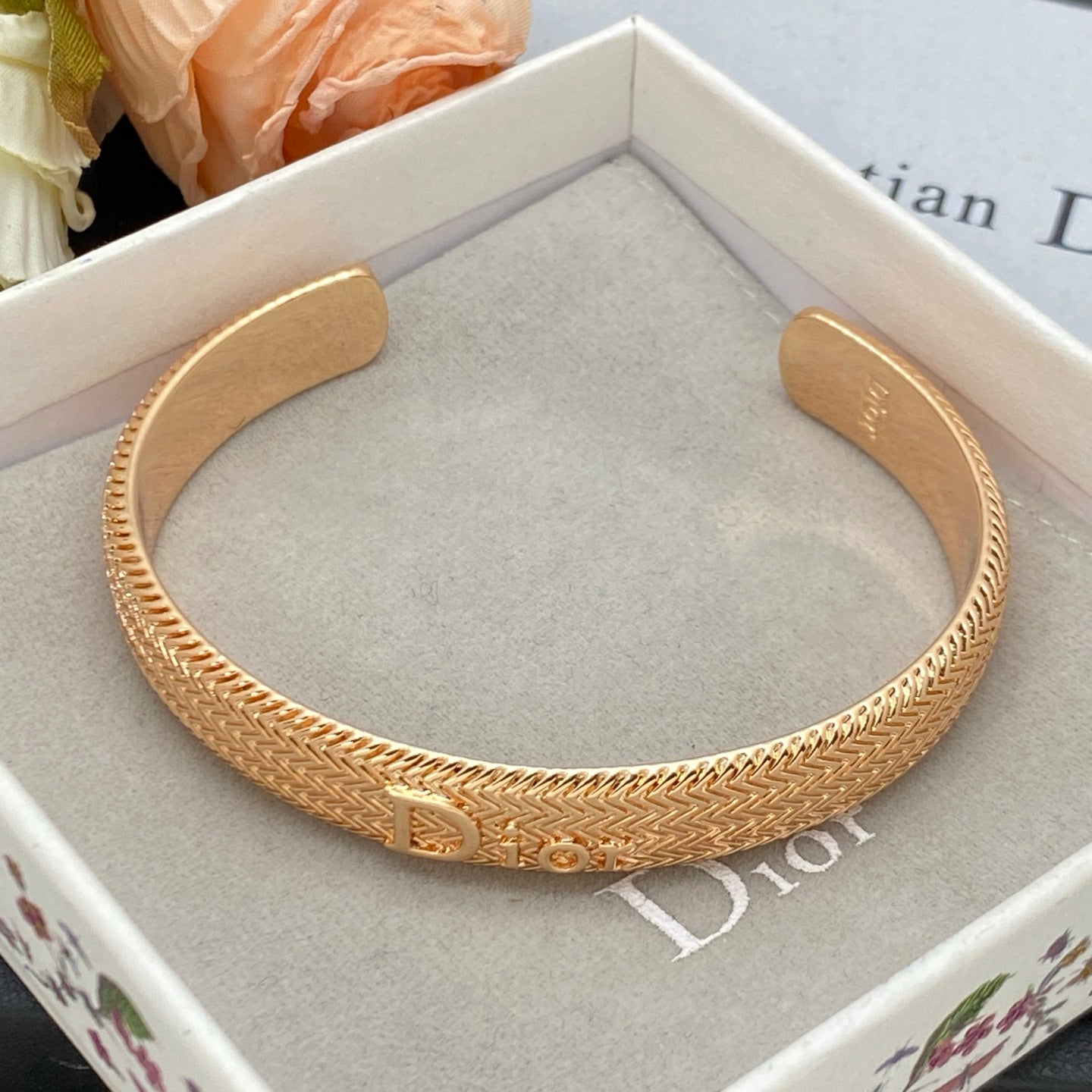 Rose Gold Dove Girl Bracelet