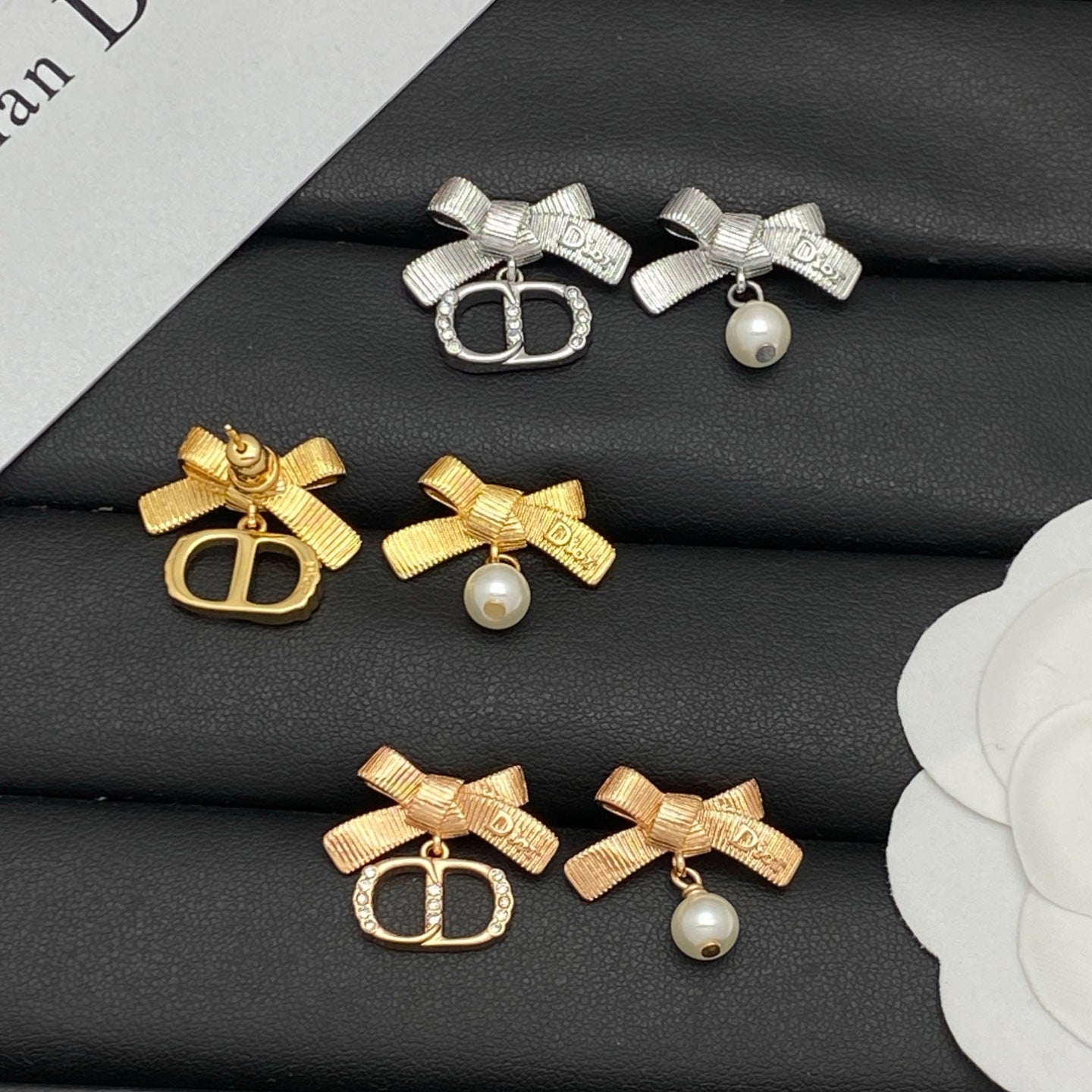 Dove Bow Knot Girl Earrings