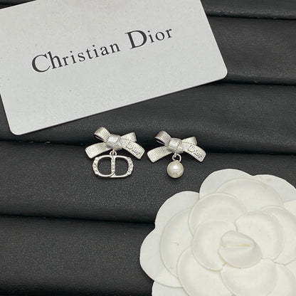 Dove Bow Knot Girl Earrings
