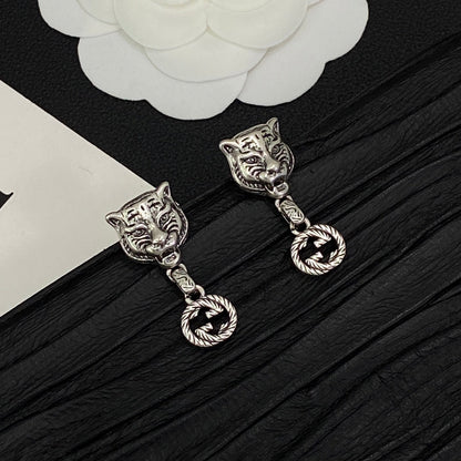 Retro Good Design 3 Set (Earrings+Bracelet +Necklace) - Silver