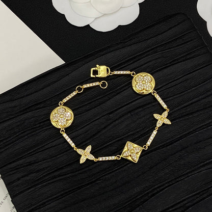 Conjunto de 2 piezas con diseño de chica, concha y corazón de purpurina - Dorado