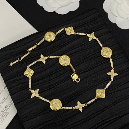 Conjunto de 2 piezas con diseño de chica, concha y corazón de purpurina - Dorado