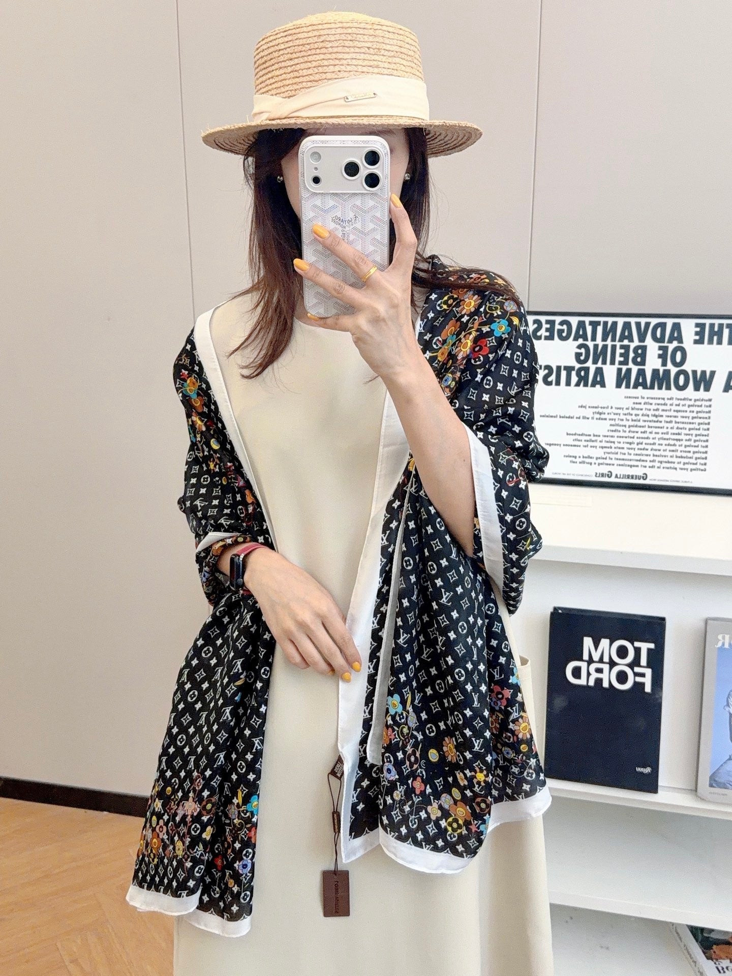 Love Vivian Silk Long Scarf