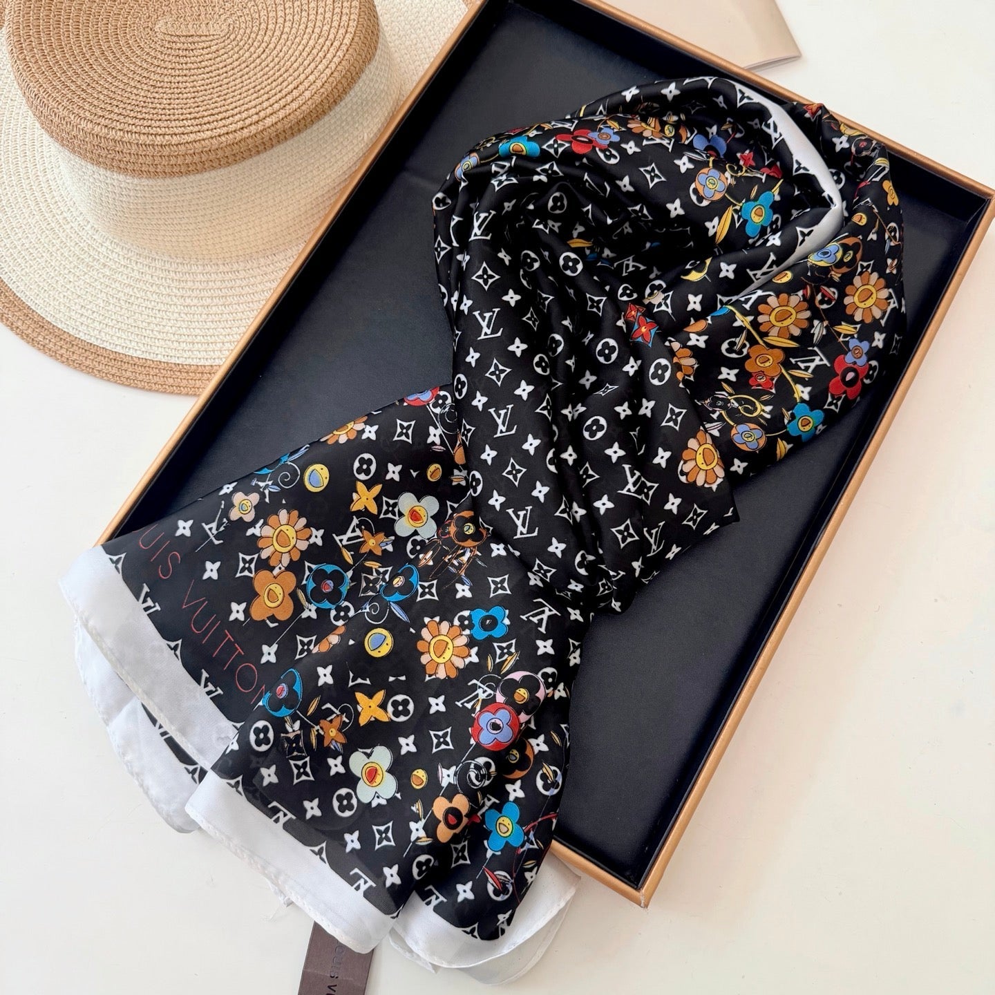 Love Vivian Silk Long Scarf
