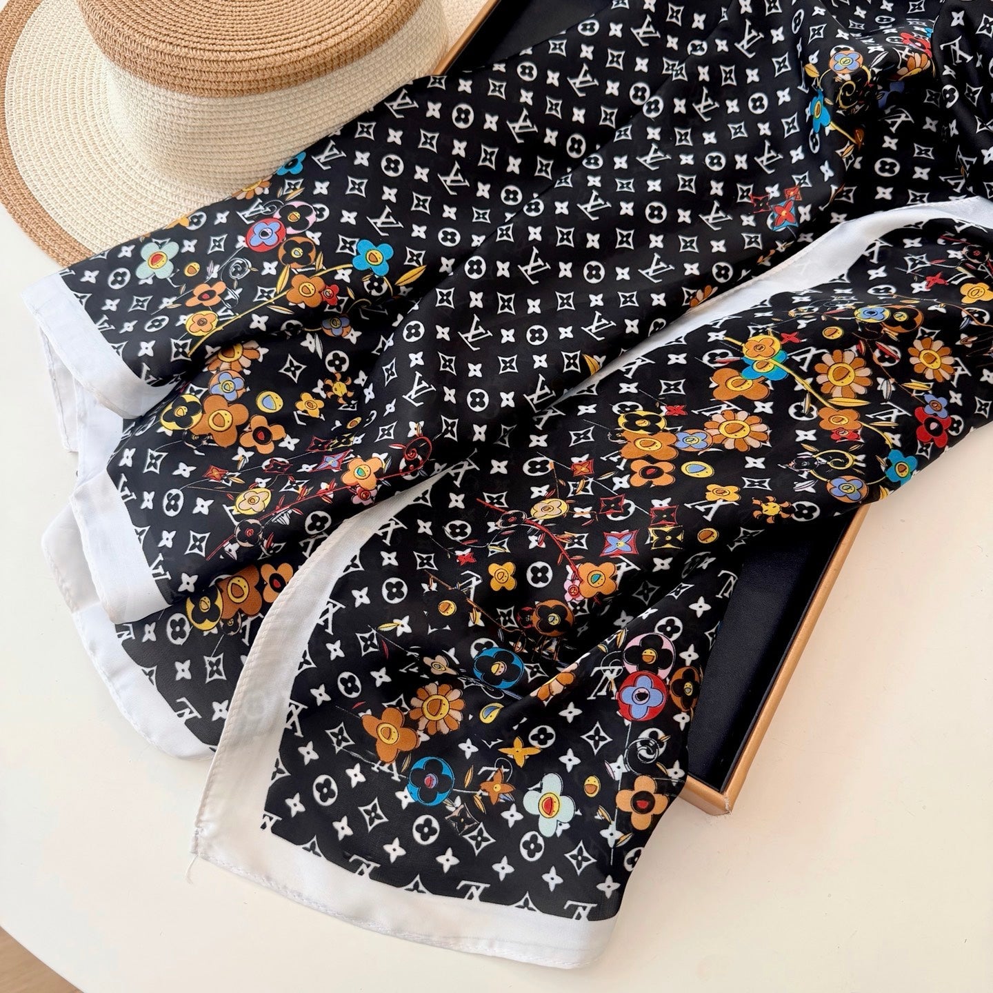 Love Vivian Silk Long Scarf