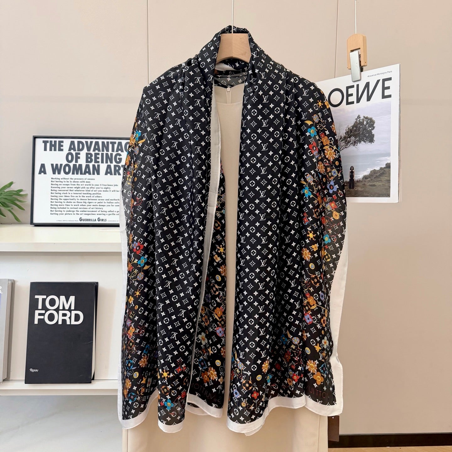 Love Vivian Silk Long Scarf