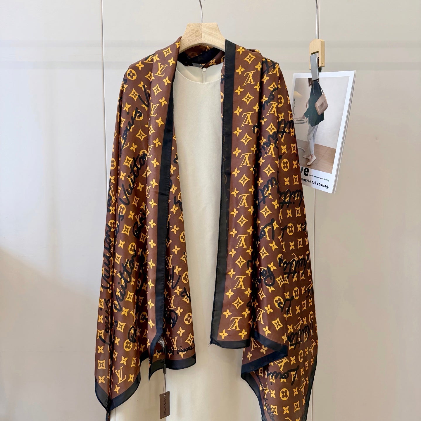 Love Fun Silk Long Scarf