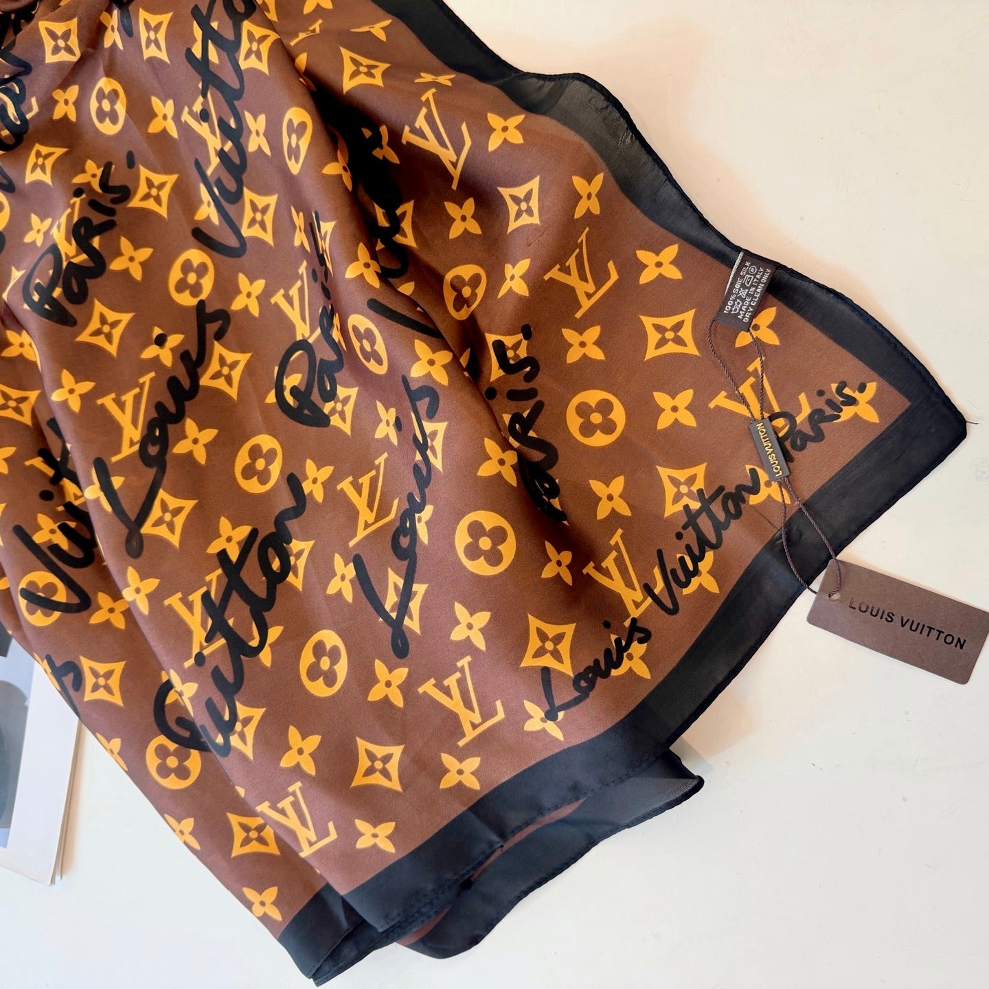 Love Fun Silk Long Scarf