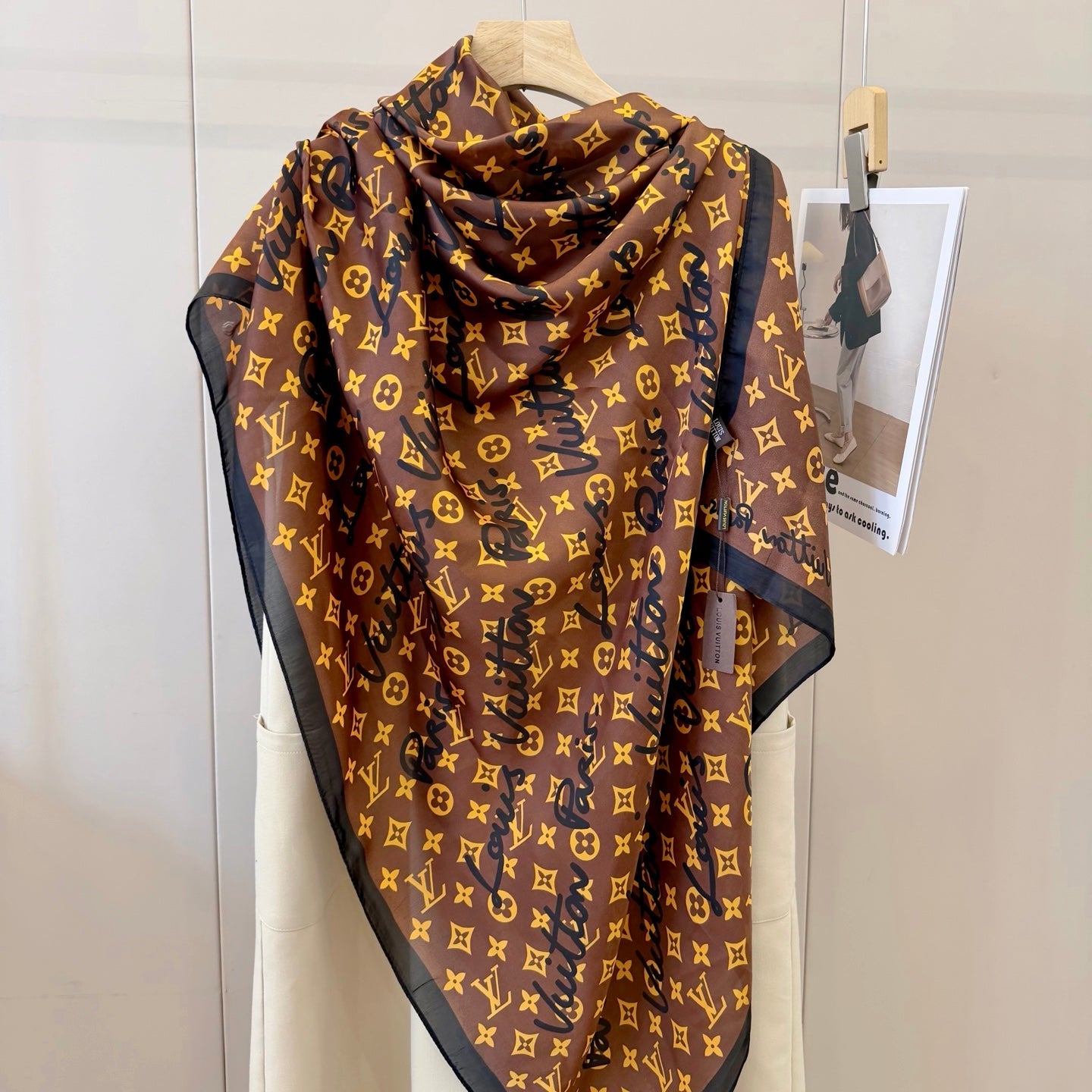 Love Fun Silk Long Scarf