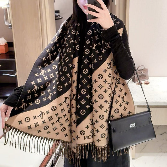 Lock And Keys Love Long Cashmere Scarf